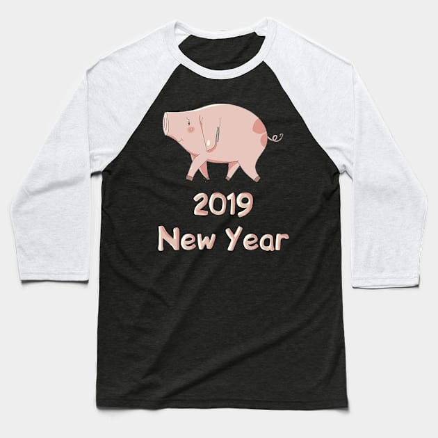 2019 New year Baseball T-Shirt by CoolDudeIce